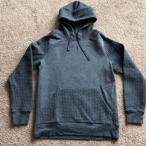 Reebok quilted hoodie sweatshirt